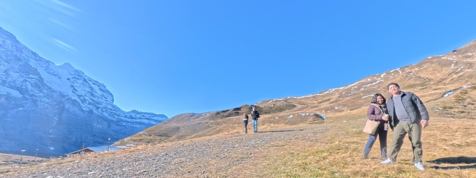 Trail at Kleine Scheidegg with the Eiger