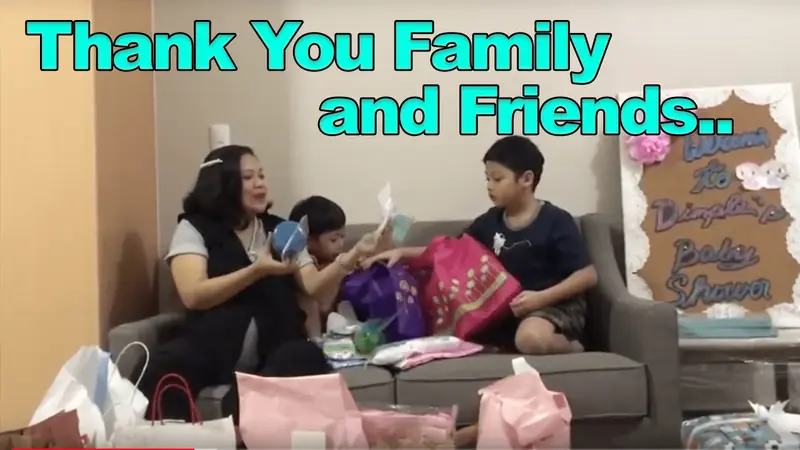 Twins’ Baby Shower Gift Opening