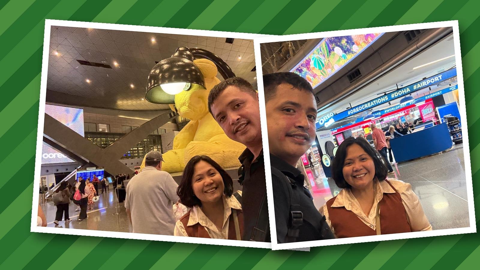 Our Doha Layover at Hamad International Airport: Lamp Bear, Burger King and More