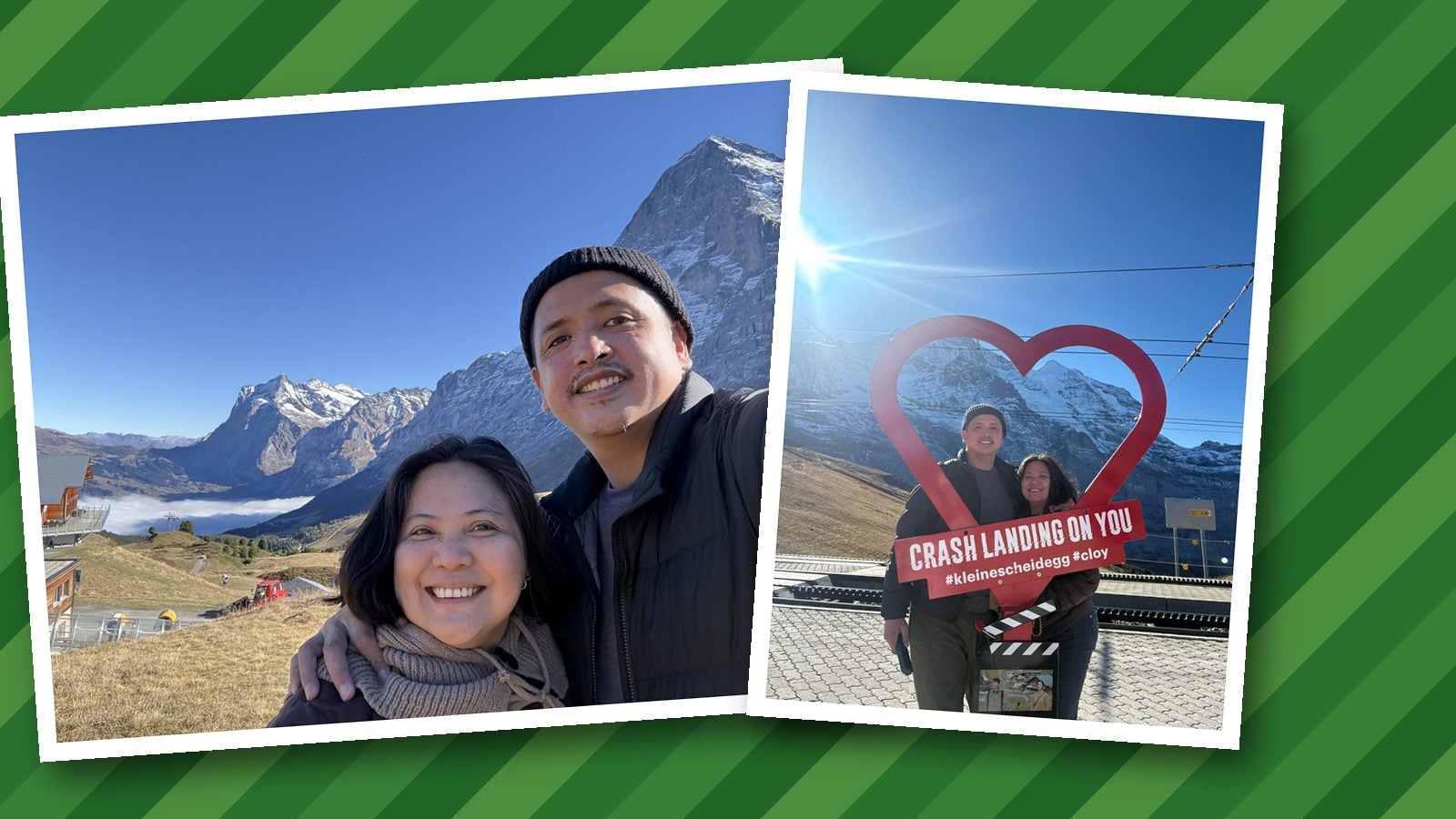Kleine Scheidegg: Our Crash Landing on You Moment in the Swiss Alps