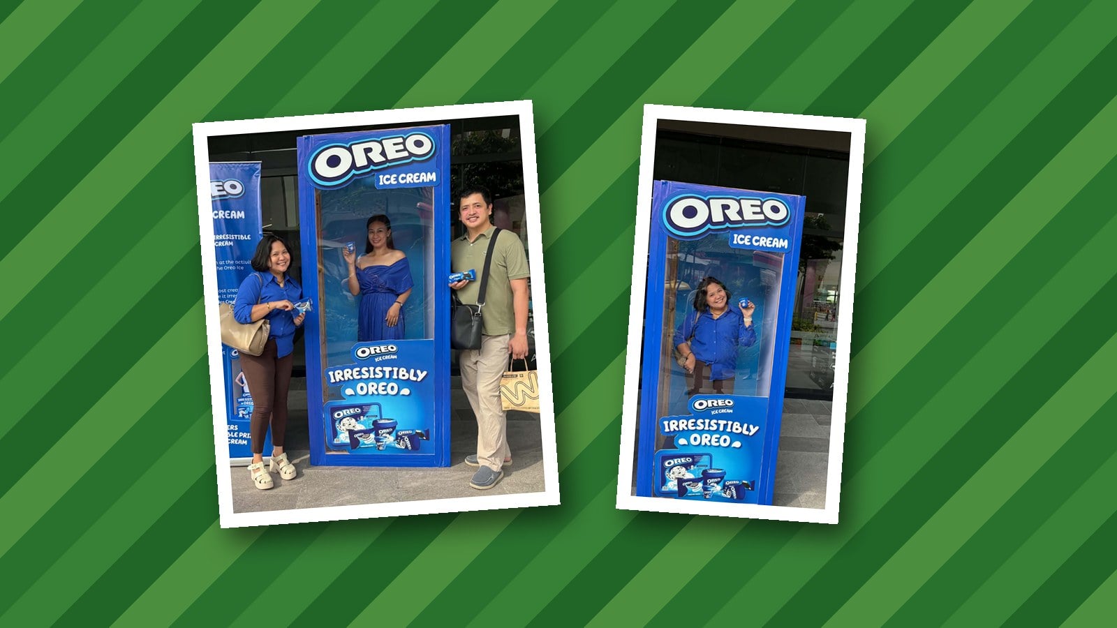 Oreo Ice Cream Photo Box and Game at Ayala Malls Arca South