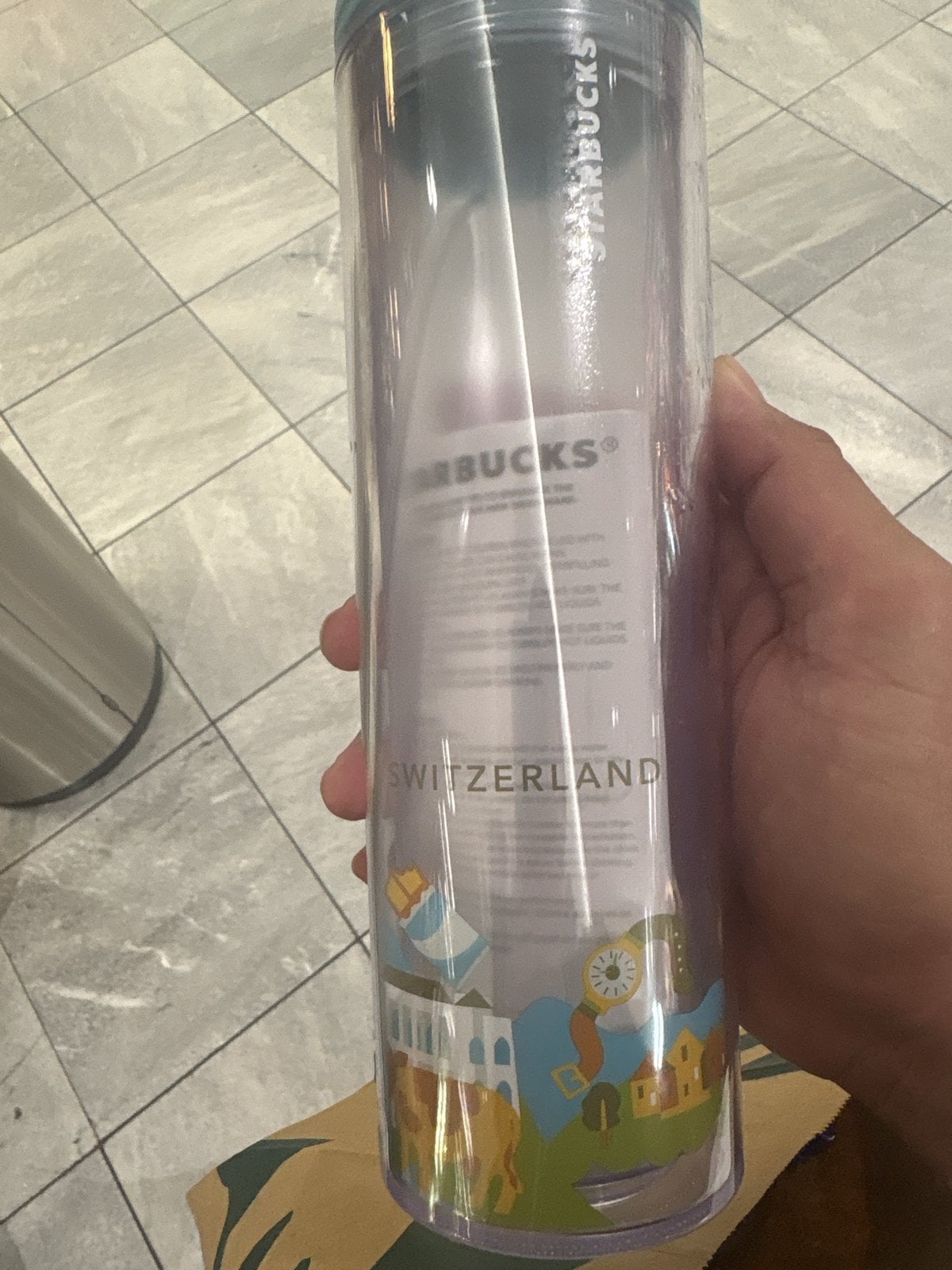 Starbucks Switzerland tumbler souvenir from the Glatt shopping centre