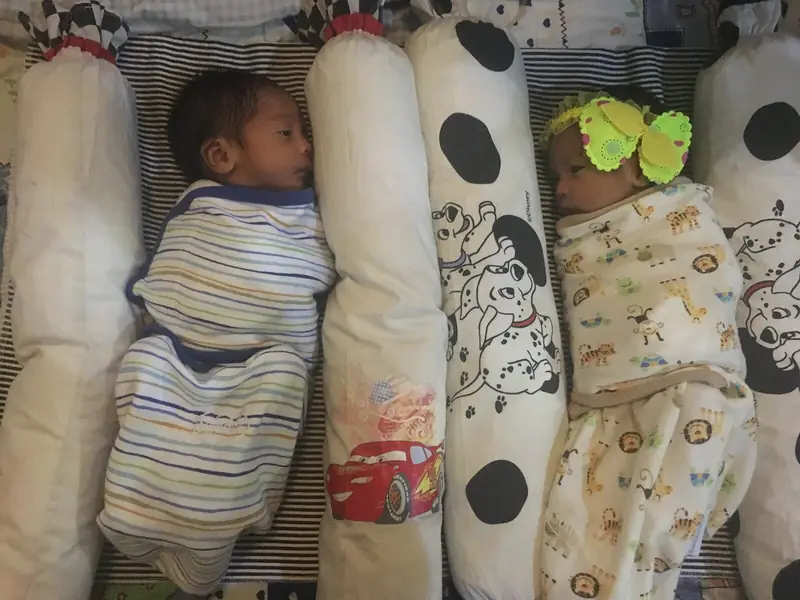 The Twins’ Swaddle Blankets